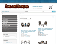 Tablet Screenshot of patioandfurniture.org
